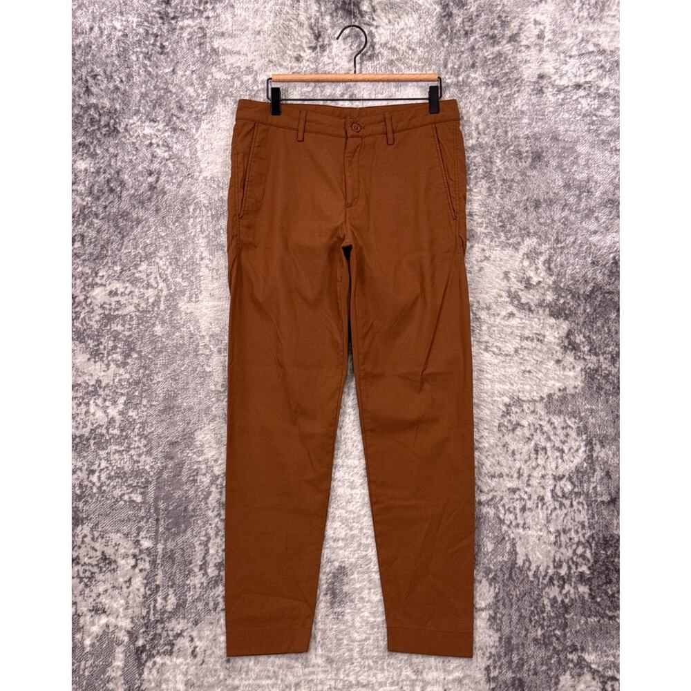 Outlier NYC F Cloth Pants 31 x 29 Mens Burnt Brown Slim Chino